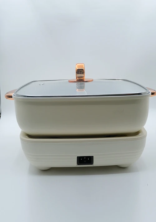 YODOIT กระติกน้ำร้อนไฟฟ้าสองรสแบบถอดได้ 5 ลิตร (1600W) สีครีม